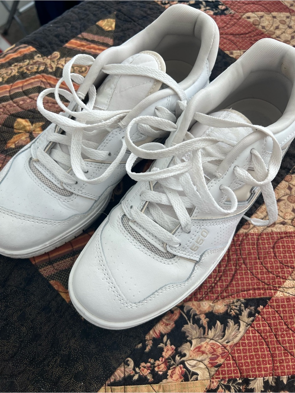 New Balance Off-White/Beige Women's Sneakers